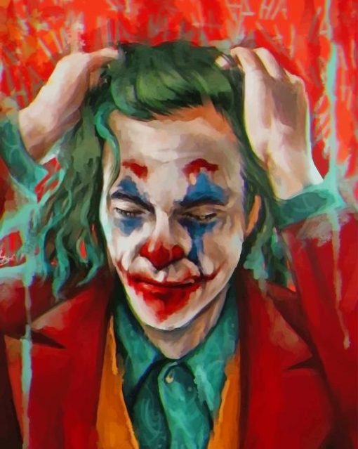 Sad Joker paint By Numbers