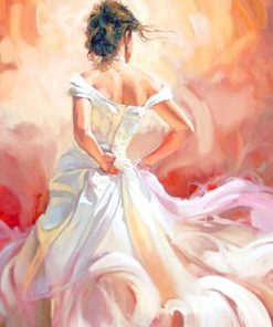 Bride Dress paint by numbers