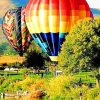 Colorful Air Balloon paint by numbers