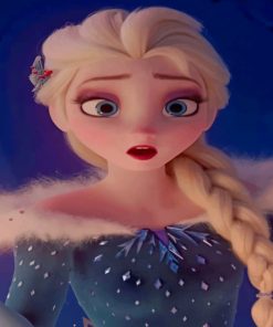 Elsa Princess paint by numbers