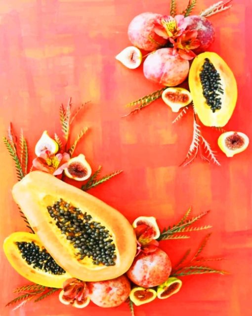 Fruits Photography paint by numbers