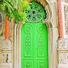 Green Door paint by numbers