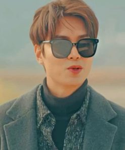 Lee Min Ho Wearing Sunglasses Paint by numbers