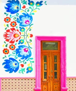 Mexican Door paint by numbers