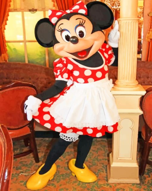 Minnie Mouse Disney paint by numbers