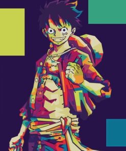 Monkey D Luffy Paint by numbers