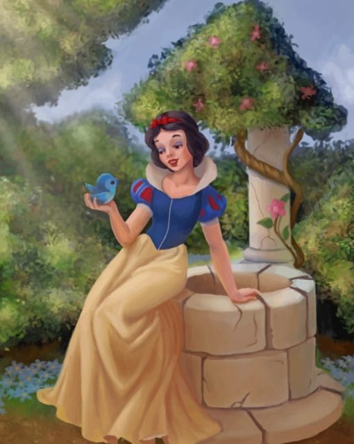 Snow White paint by numbers