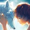 Wolf And Girl paint by numbers