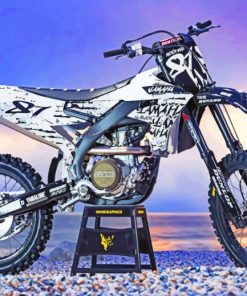 Yamaha Dirt Bike paint by numbers