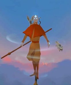 Aang The Last Airbender paint by numbers