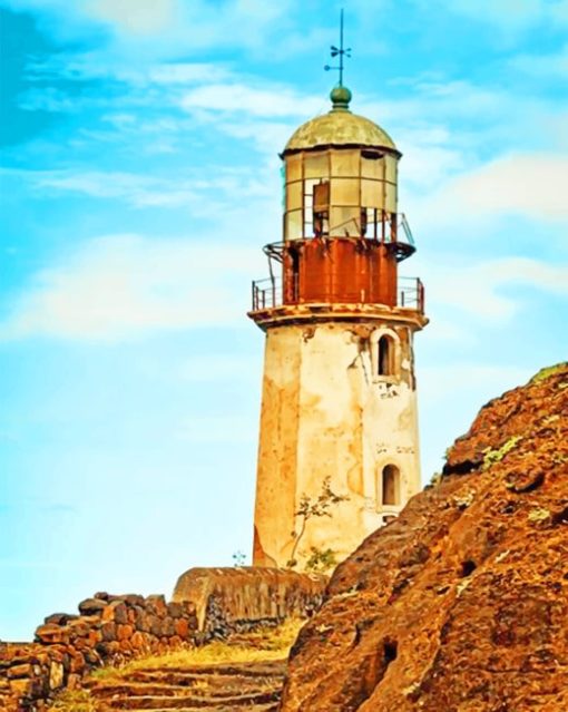 Abandoned Lighthouse Paint by numbers