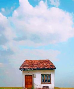 Aesthetic Lonely House Paint by