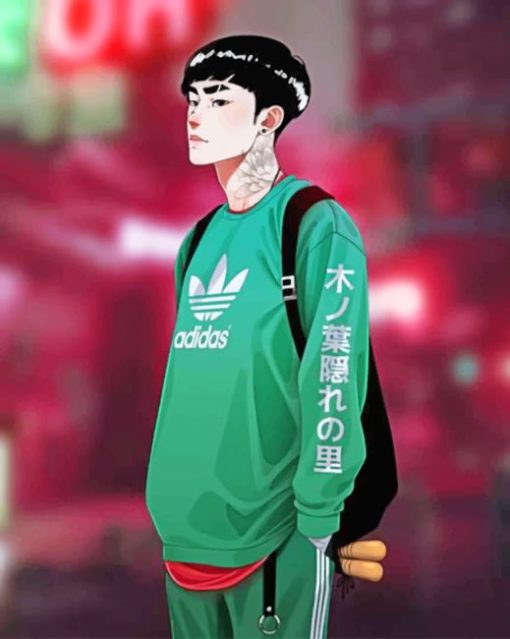 Aesthetic Rock Lee Paint by numbers