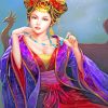 Beautiful Chinese Woman paint by numbers