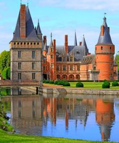 Château de Maintenon France Paint by numbers