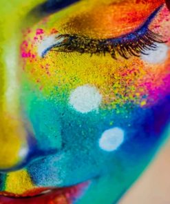 Colorful Face Paint by numbers