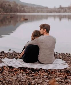 Couple Enjoying Their Time Alone paint by numbers