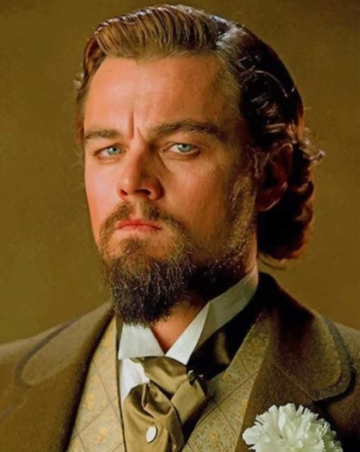 Django Unchained Leonardo Dicaprio paint by numbers