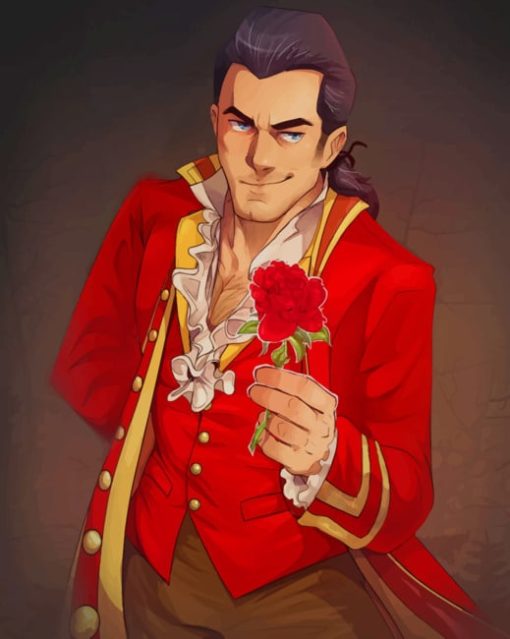 Gaston Disney paint by numbers