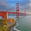 Golden Gate Bridge California Paint by numbers