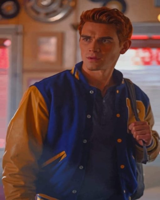 Handsome Kj Apa paint by numbers