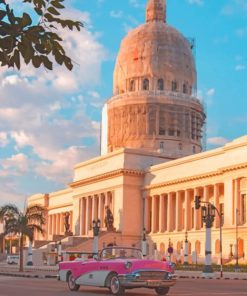 Parque Central Havana Cuba Paint by numbers