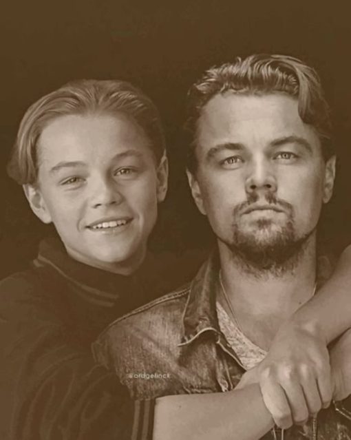 Leonardo DiCaprio Between The Present And The Past Paint by numbers