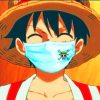 Luffy Wearing A Mask paint by numbers