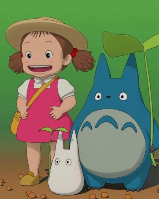 Mei My Neighbor Totoro Paint by numbers