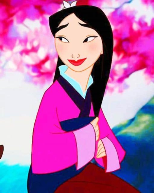 Mulan Disney paint by numbers