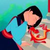 Mushu And Mulan paint by numbers