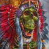 Native American Skull Paint by numbers