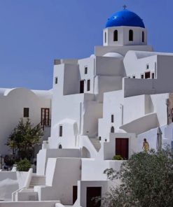 Oia Santorini Greece paint by numbers