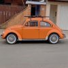 Orange Volkswagen Beetle Paint by numbers