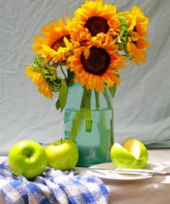 Still Life Sunflowers paint by numbers