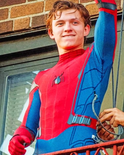 Tom Holland Spider Man Paint by numbers