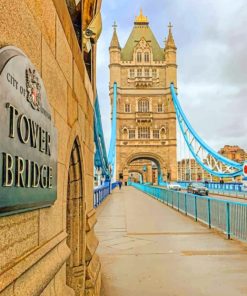 Tower Bridge London Paint by numbers