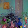 Vintage Vases Of Flowers Paint by numbers