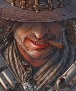 Western Gunslinger Paint by numbers