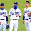 Cody Bellinger Los Angeles paint by numbers