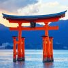 Itsukushima Shrine Japan Paint by numbers