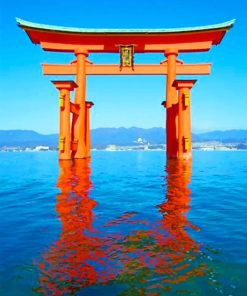 Itsukushima Shrine Japan Paint by numbers paint by numbers