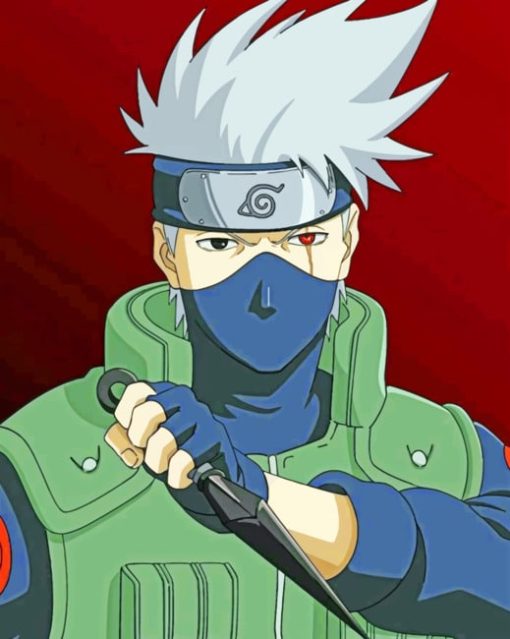 Kakashi Hatake paint by numbers