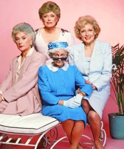 Aesthetic Golden Girls paint by numbers