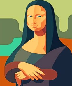 Aesthetic Mona Lisa Paint by numbers