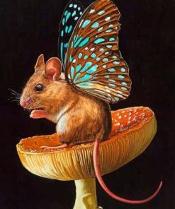 Butterfly Mouse Paint by numbers