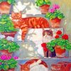 Aesthetic Cats Paint by numbers