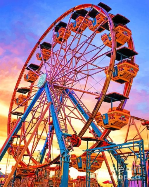 Ferris Wheel Paint by numbers