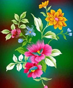 Flowers Paint by numbers