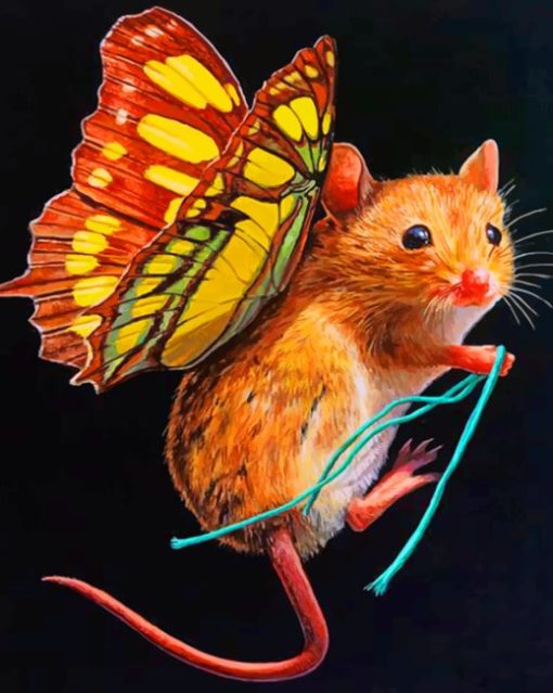 Flying MouseFlying Mouse paint by numbers